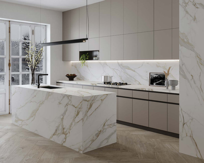 neolith üretici kataloğundan uygulama sahnesi; Babalı projesi değildir.